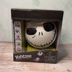 Disney Black and White Nightmare Before Christmas Yahtzee